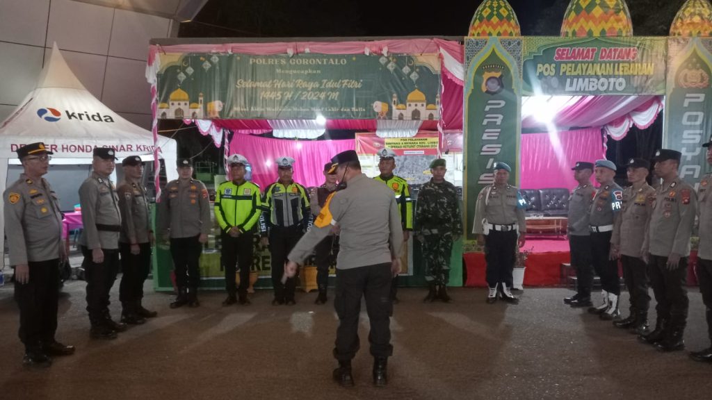 Apel Personil Di Pos Ops Ketupat Otanaha 2024 Polres Gorontalo